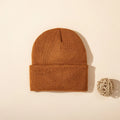 Solid Color Unisex Beanie — Versatile Winter Cap