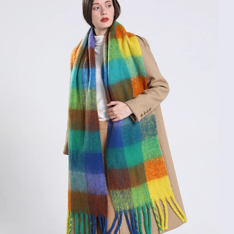 Cashmere Winter Shawl — Thick Warm Pashmina Wrap
