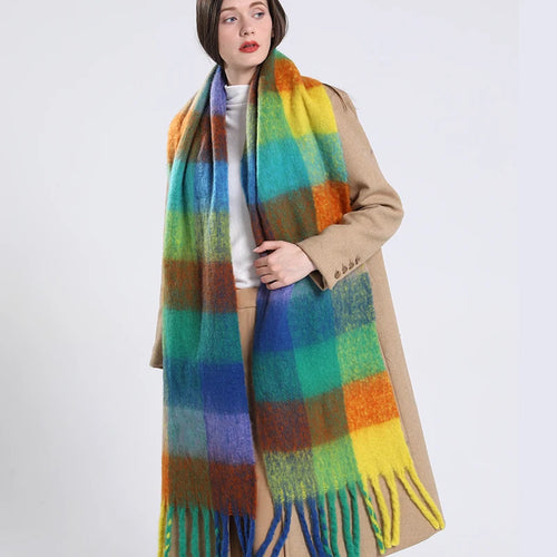 Cashmere Winter Shawl — Thick Warm Pashmina Wrap