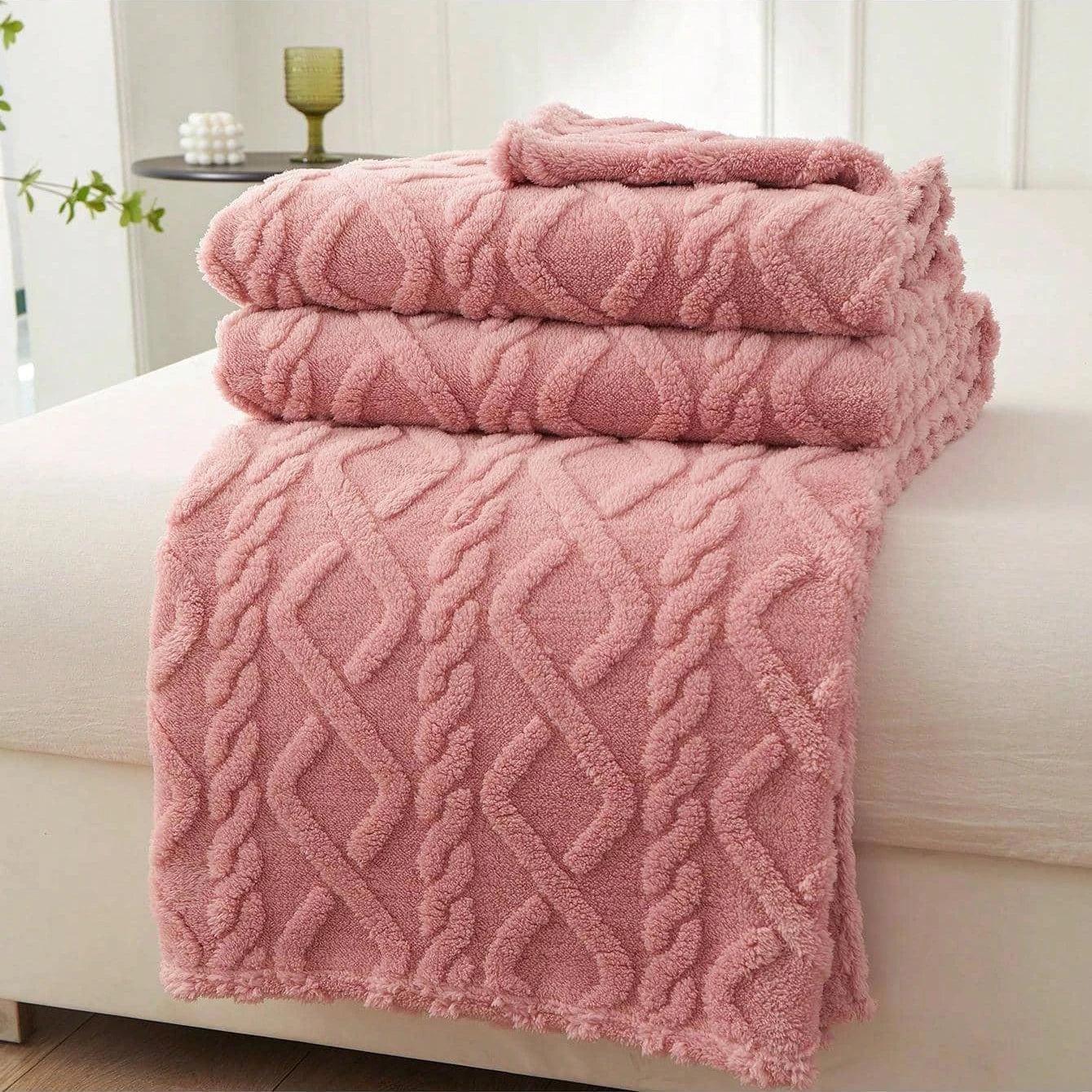 Coral Fleece Blanket — Lightweight Multi-Purpose Throw