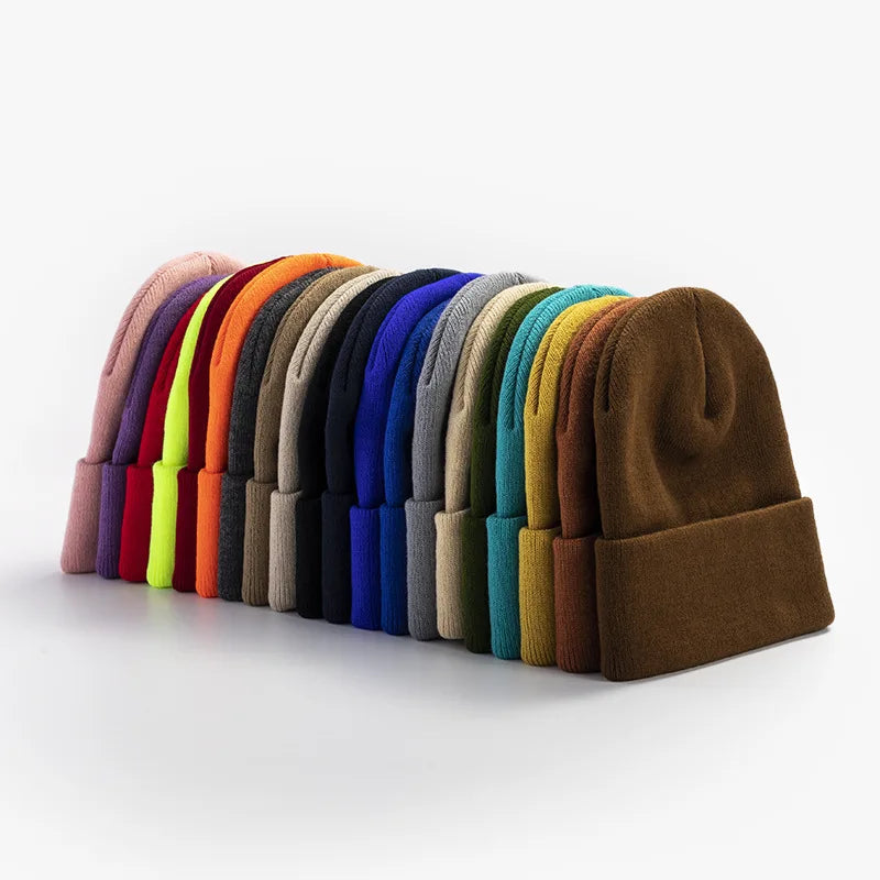Knitted Cold Weather Beanie — Windproof Winter Hat