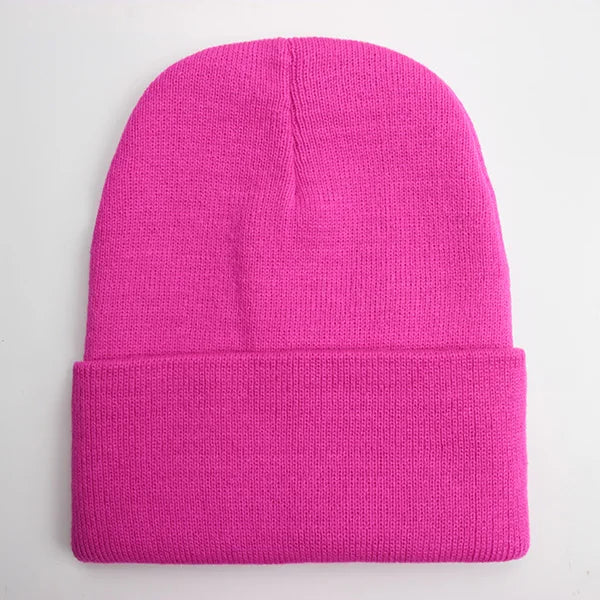 Wool Blend Beanie — 24 Colors, Winter Ski Cap