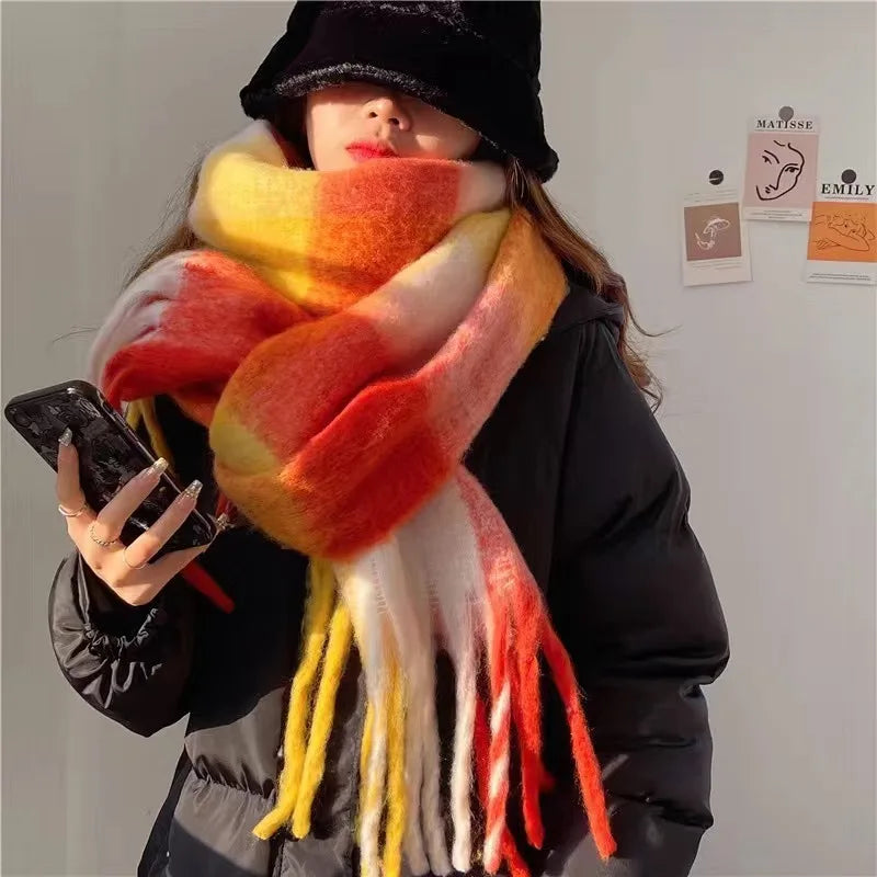 Cashmere Winter Shawl — Thick Warm Pashmina Wrap