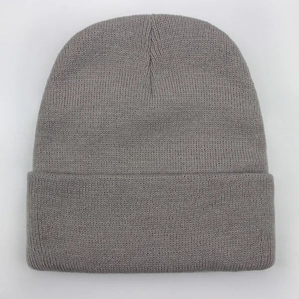 Wool Blend Beanie — 24 Colors, Winter Ski Cap
