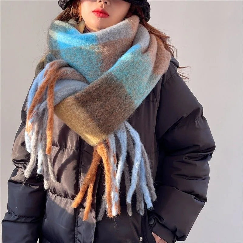 Cashmere Winter Shawl — Thick Warm Pashmina Wrap