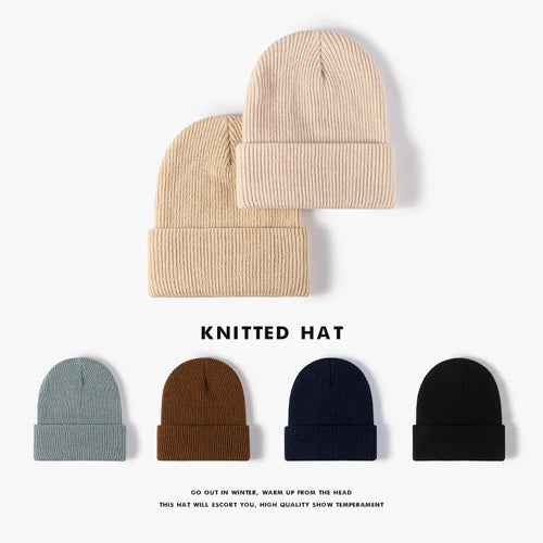 Classic Knit Beanie — Warm Winter Skull Cap