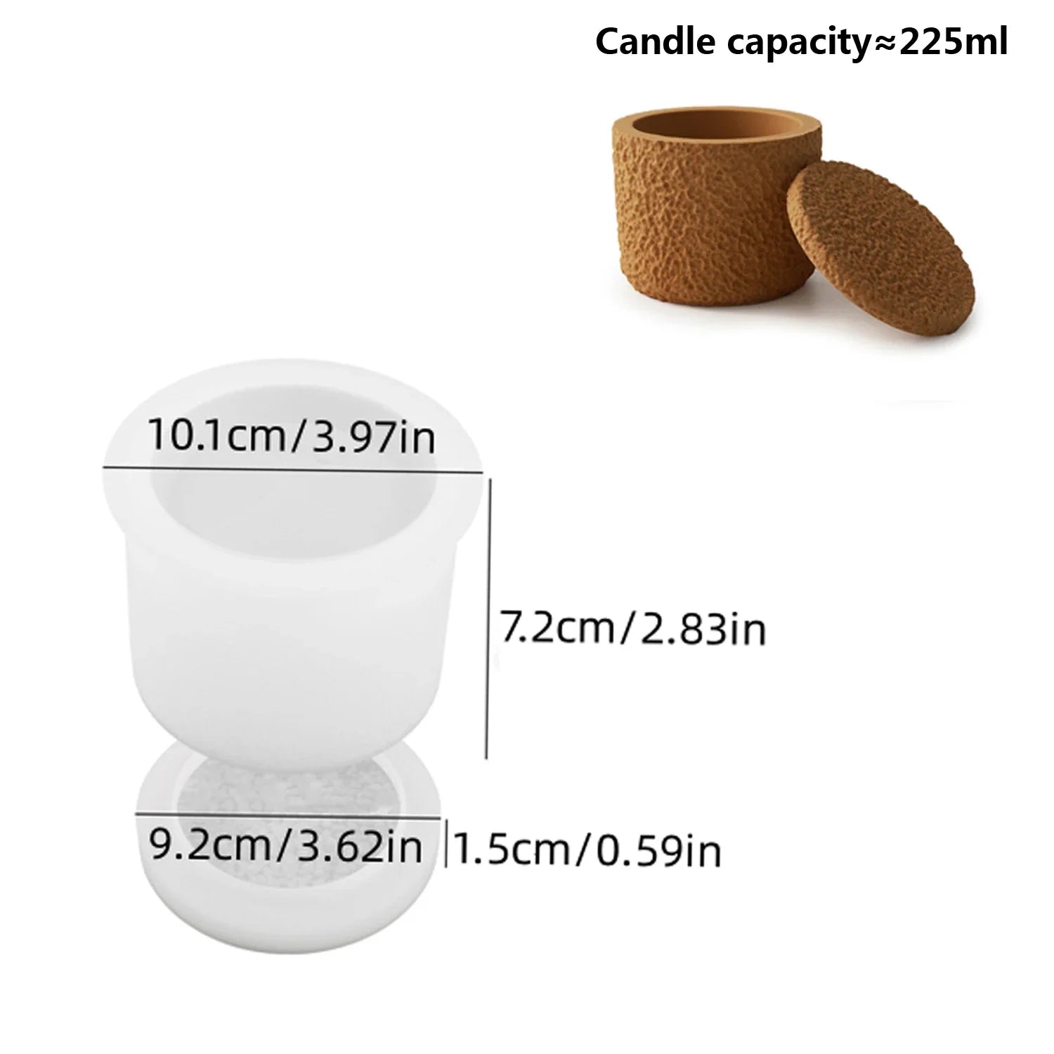 Geometric Candle Mold — DIY Resin & Silicone Craft Tool