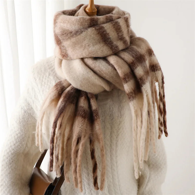 Cashmere Winter Shawl — Thick Warm Pashmina Wrap