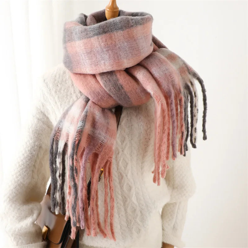 Cashmere Winter Shawl — Thick Warm Pashmina Wrap