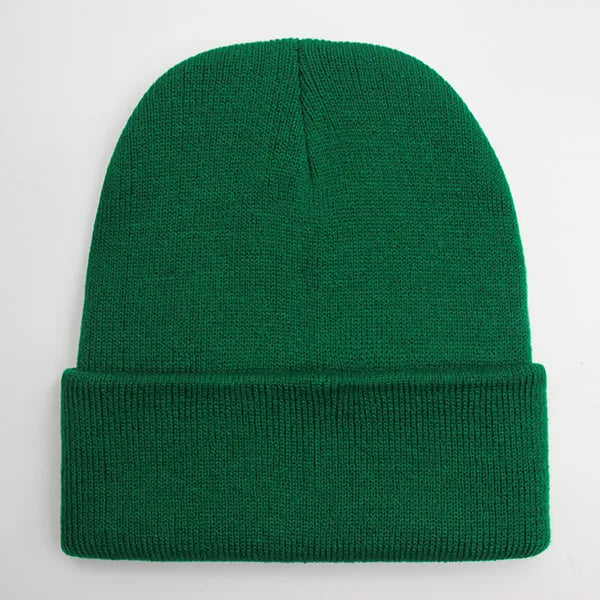 Wool Blend Beanie — 24 Colors, Winter Ski Cap