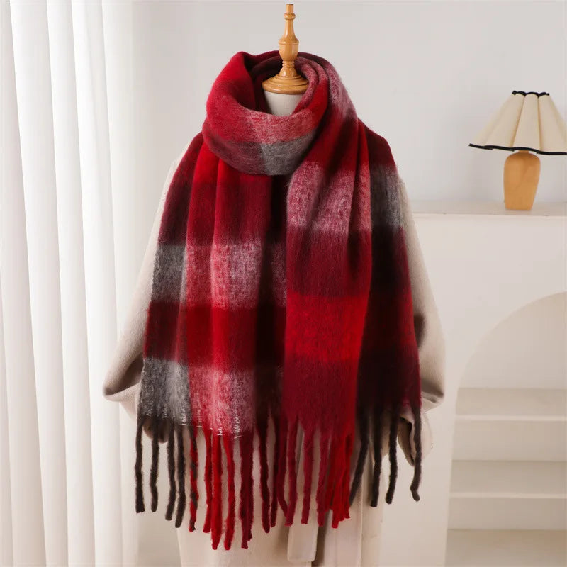 Cashmere Winter Shawl — Thick Warm Pashmina Wrap