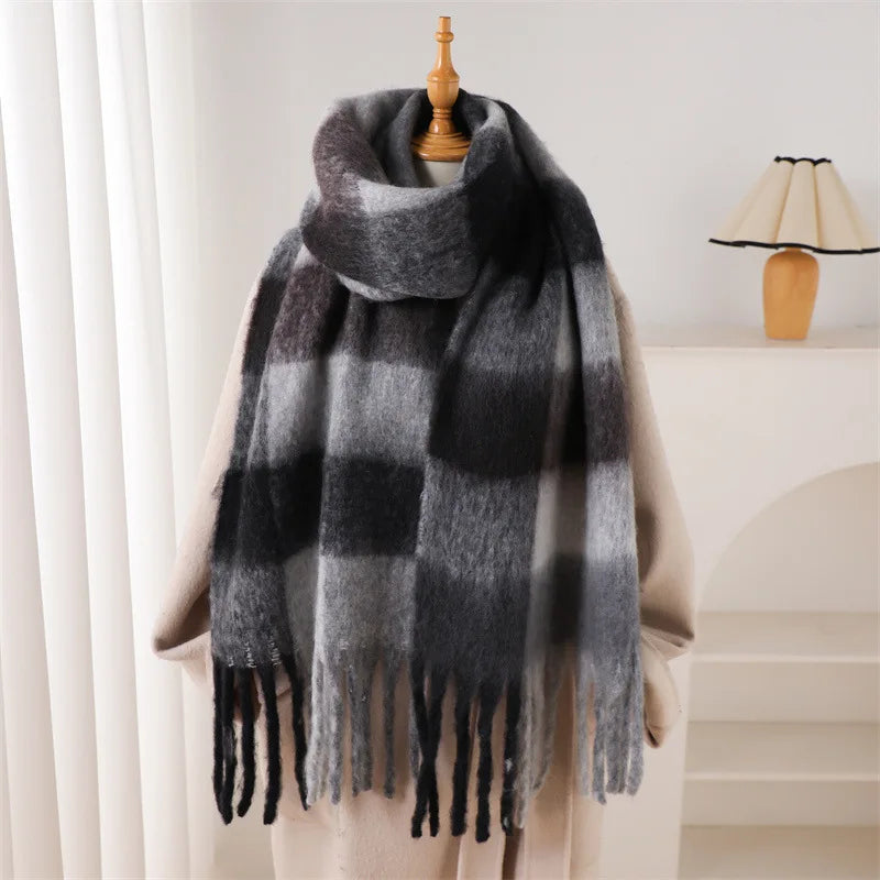 Cashmere Winter Shawl — Thick Warm Pashmina Wrap