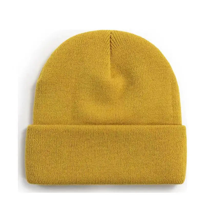 Knitted Cold Weather Beanie — Windproof Winter Hat