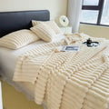 Multi-Purpose Striped Blanket — Bed, Sofa & Pet Throw