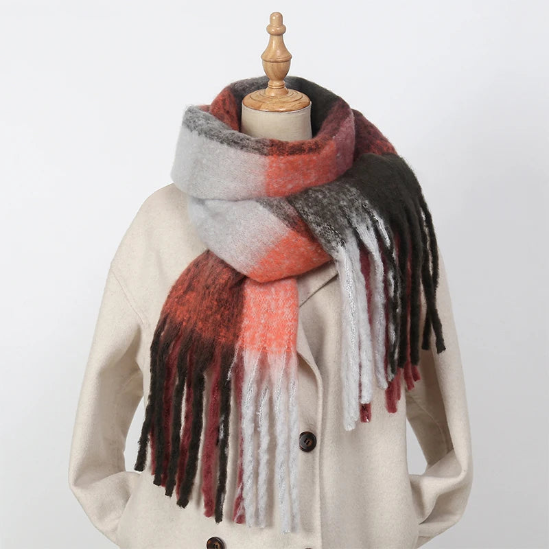 Cashmere Winter Shawl — Thick Warm Pashmina Wrap