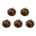 Mini Halloween Pumpkin Decorations (Set of 5)