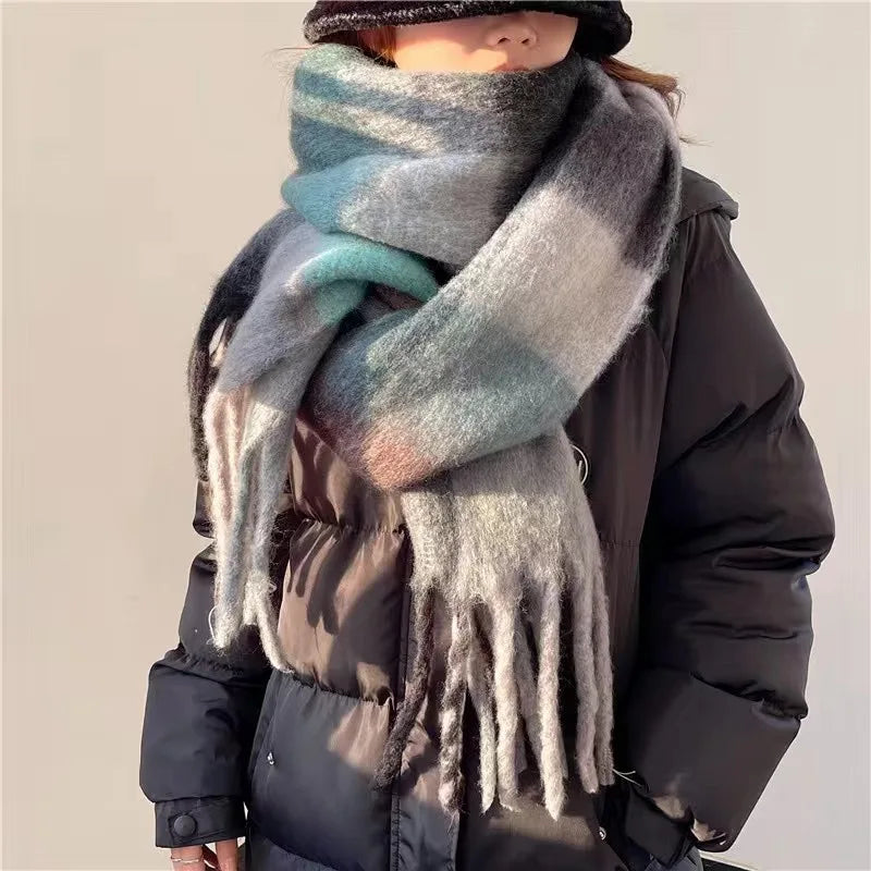 Cashmere Winter Shawl — Thick Warm Pashmina Wrap