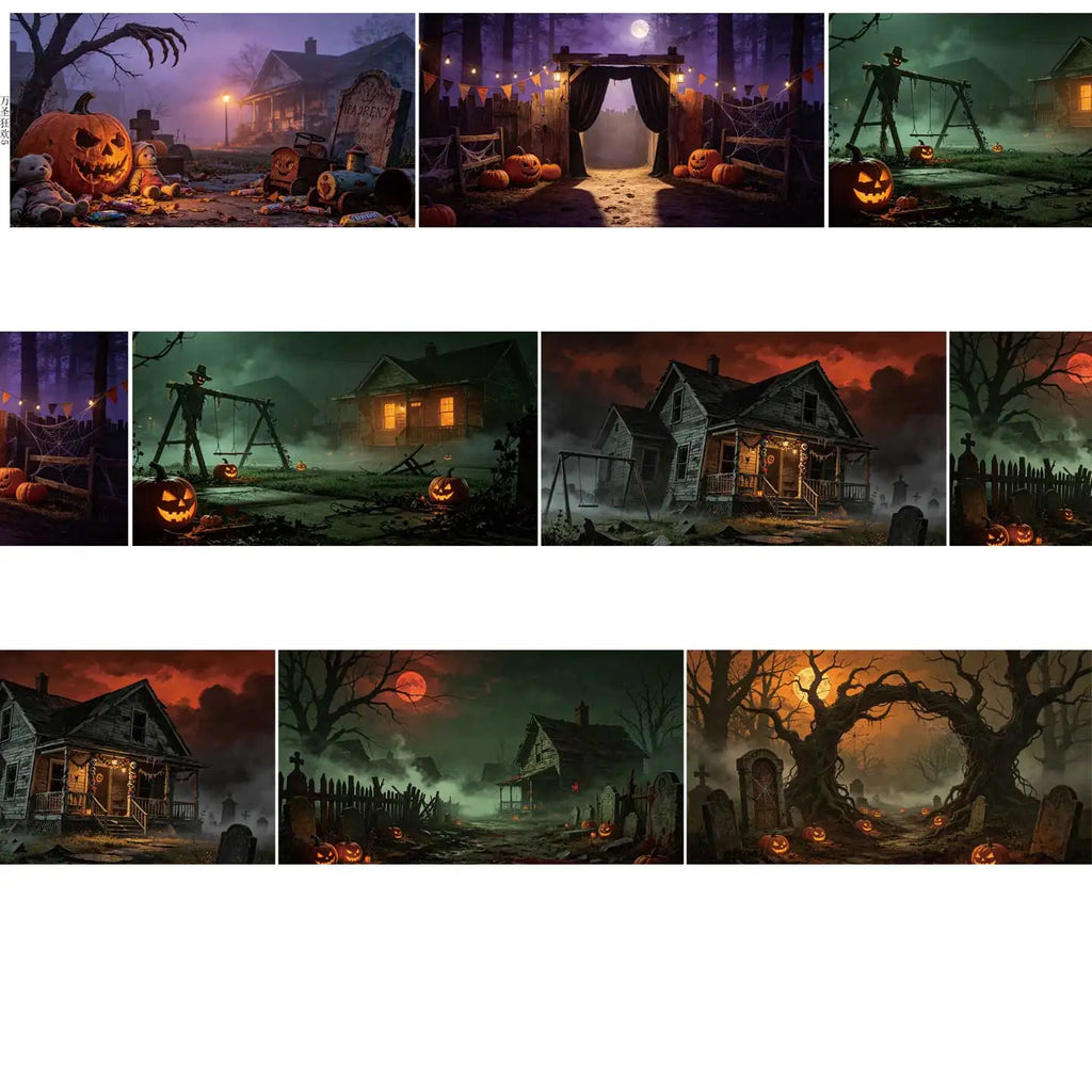 Halloween Washi Tape Set — Scrapbooking & Journaling