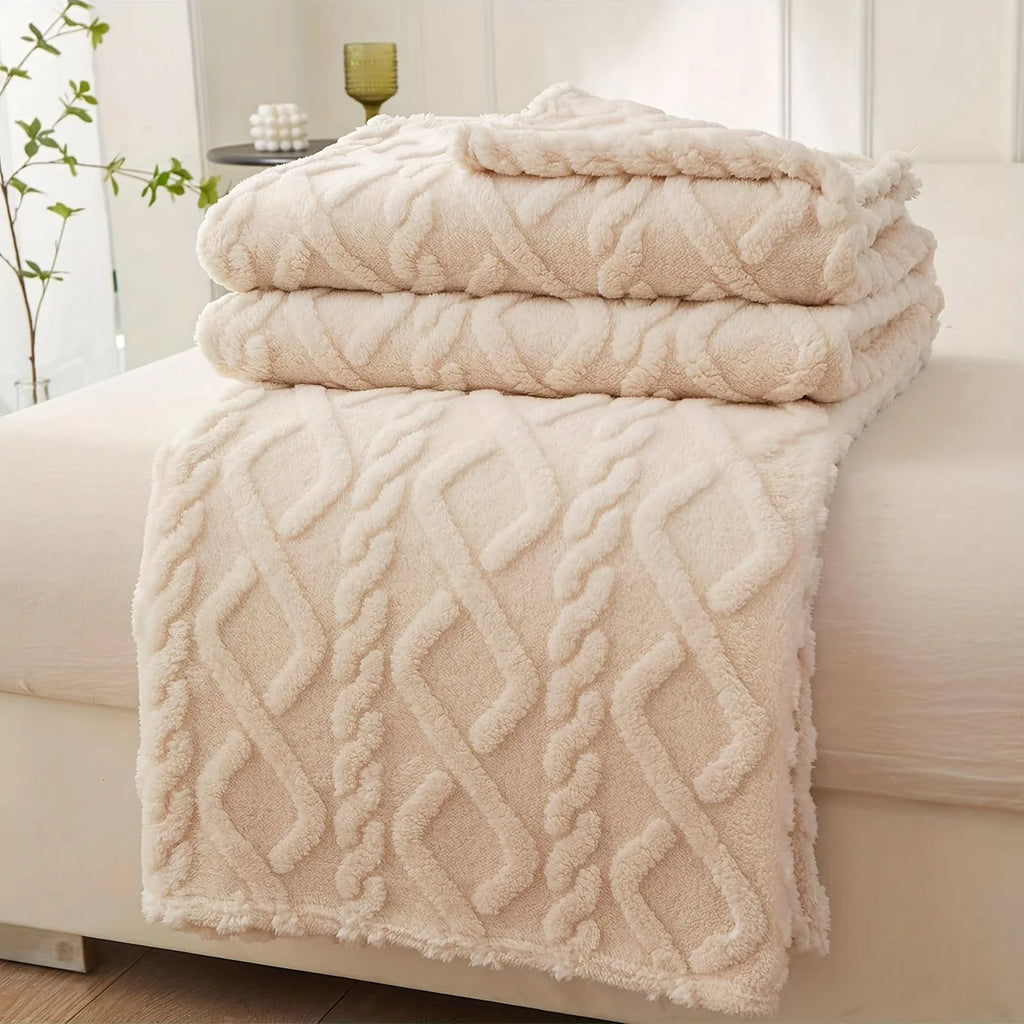 Coral Fleece Blanket — Lightweight Multi-Purpose Throw