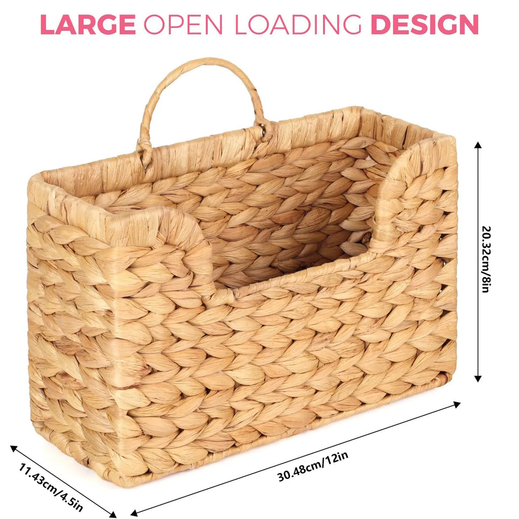 Gourd Vine Woven Wall Basket — Rustic Storage & Décor