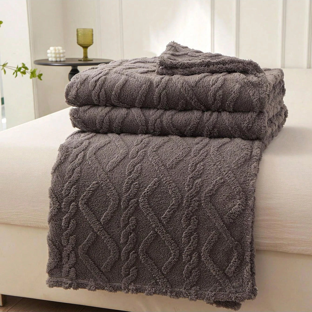 Coral Fleece Blanket — Lightweight Multi-Purpose Throw