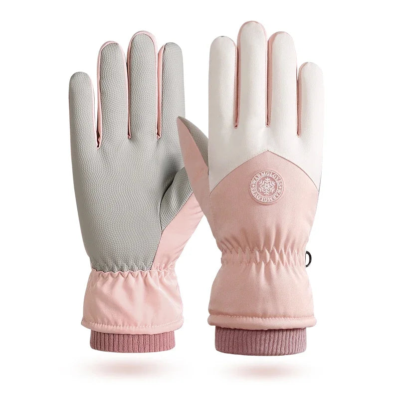 Couple's Ski Gloves — Thermal, Touchscreen, Cold-Proof