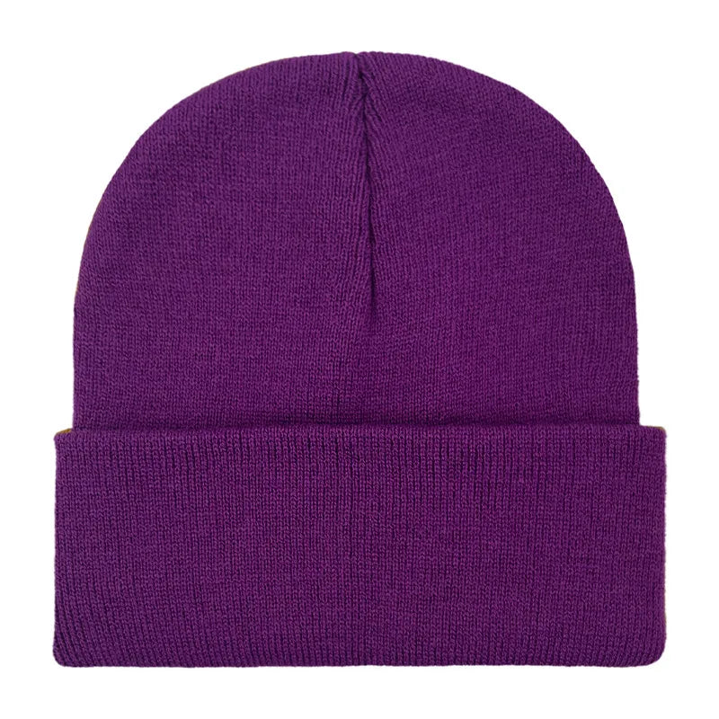Knitted Cold Weather Beanie — Windproof Winter Hat