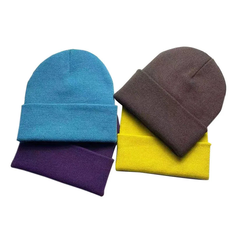 Knitted Cold Weather Beanie — Windproof Winter Hat