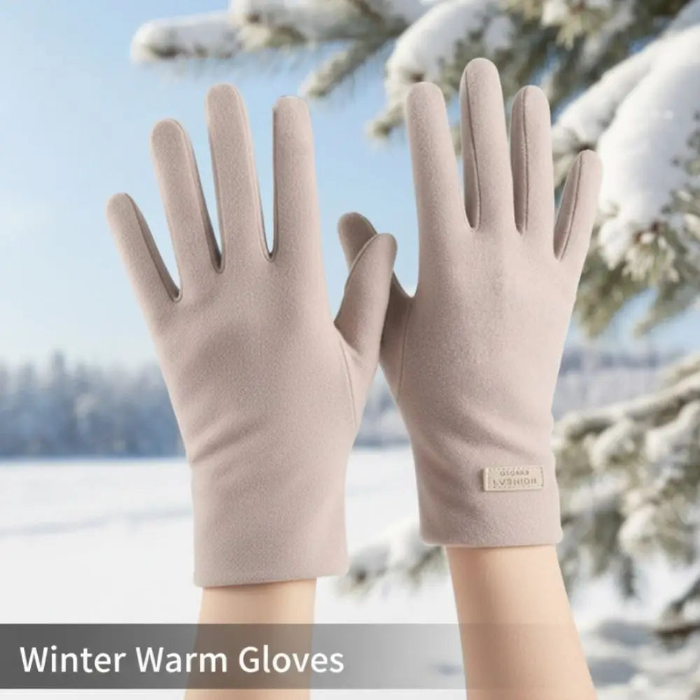Touchscreen Winter Cycling Gloves — Windproof & Wear-Resistant