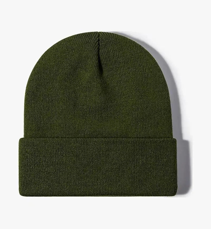 Knitted Cold Weather Beanie — Windproof Winter Hat