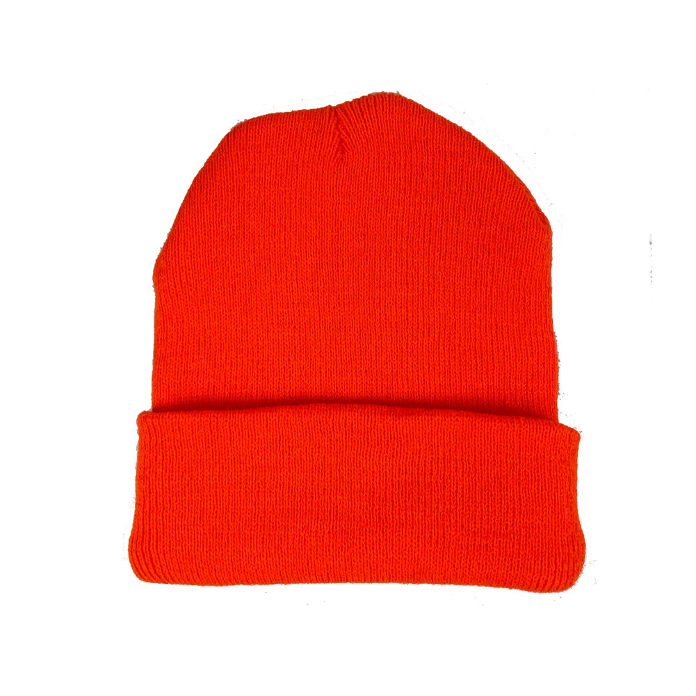 Wool Blend Beanie — 24 Colors, Winter Ski Cap