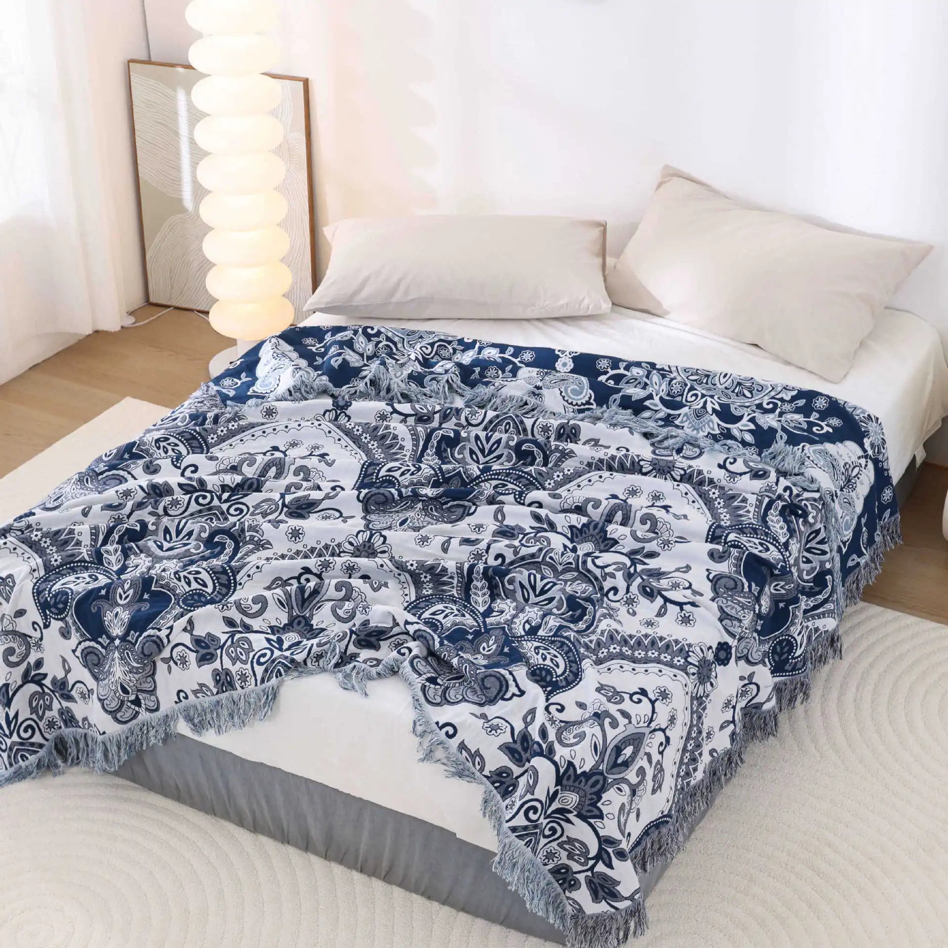 Nordic Throw Blanket For Beds Cotton Double Sided Sofa Cover Sofa Cushion Soft Blanket Leisure Bedspread Four Seasons Thin Quilt