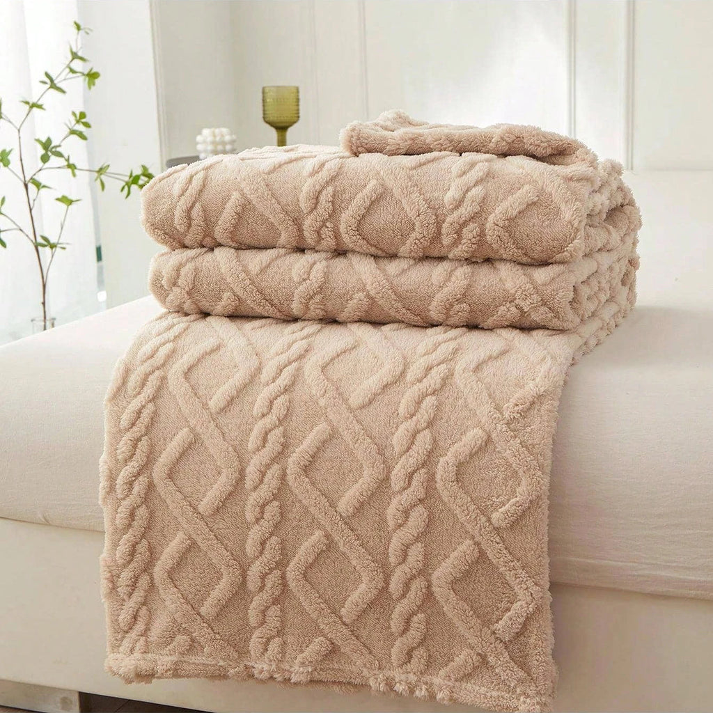 Coral Fleece Blanket — Lightweight Multi-Purpose Throw