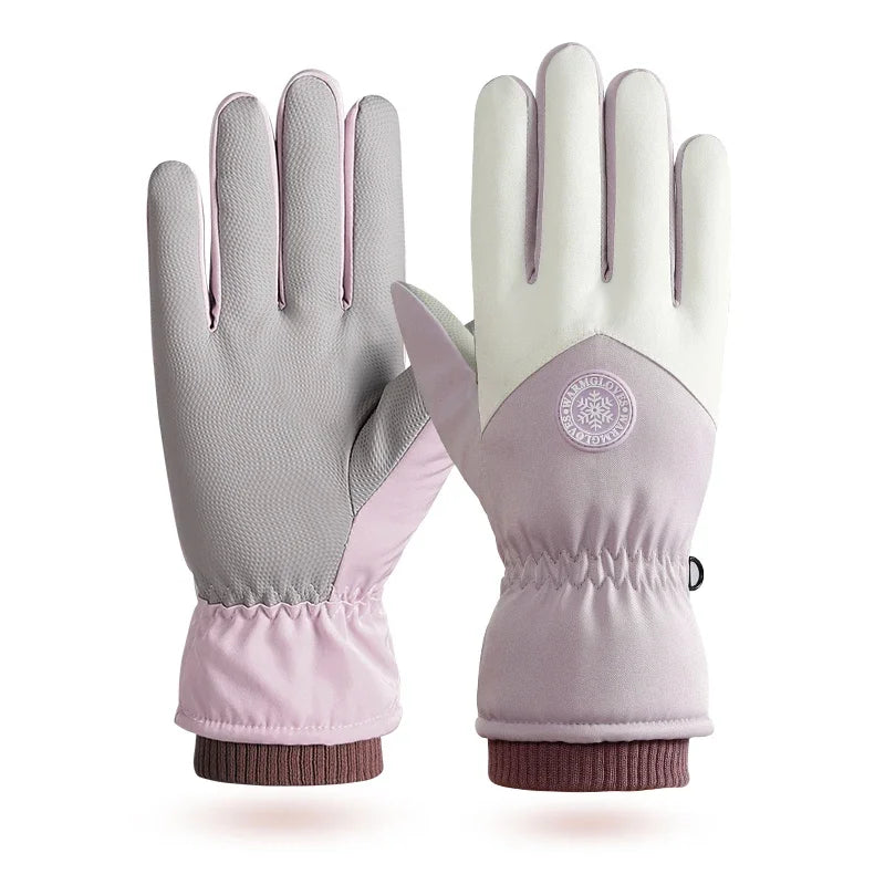 Couple's Ski Gloves — Thermal, Touchscreen, Cold-Proof
