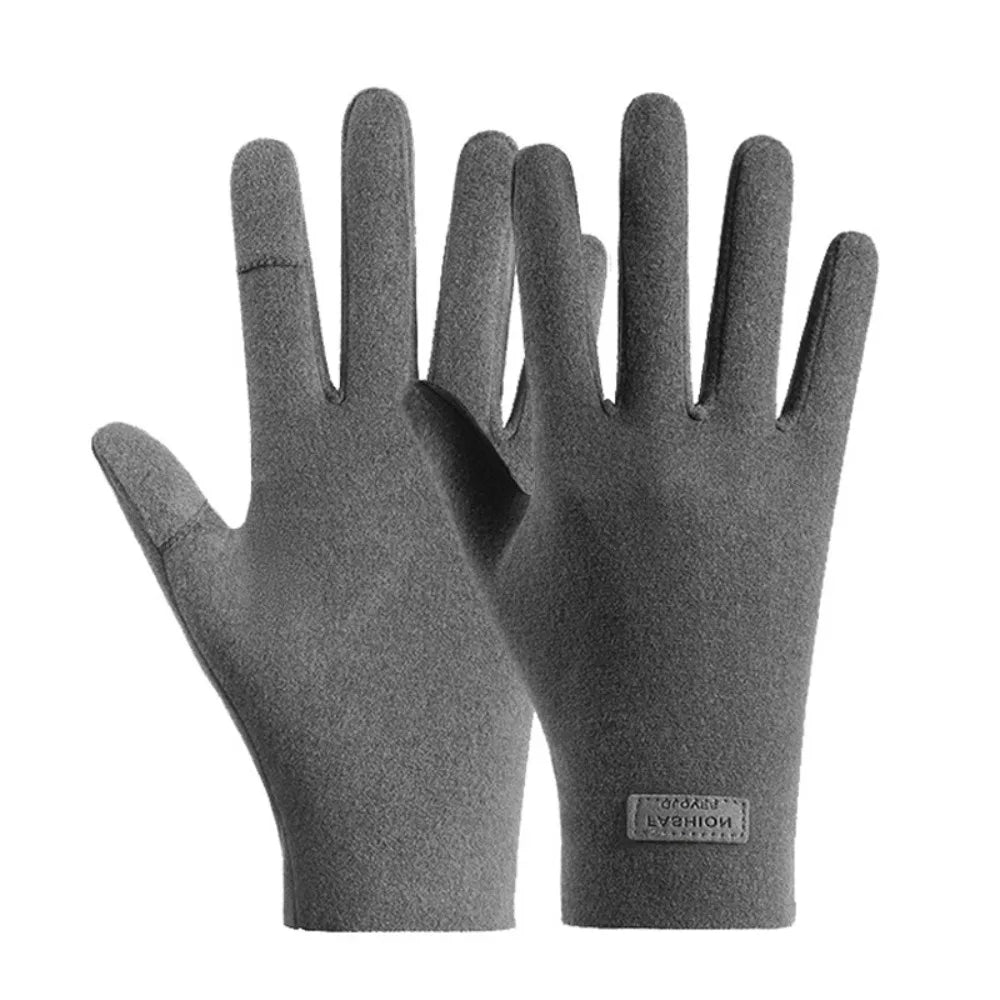 Touchscreen Winter Cycling Gloves — Windproof & Wear-Resistant