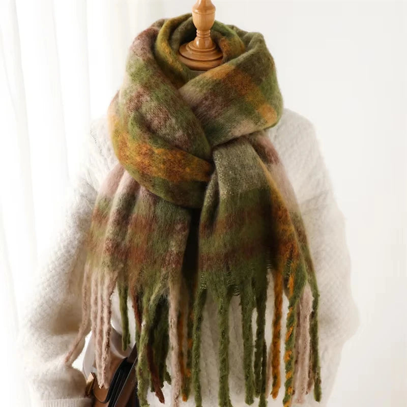 Cashmere Winter Shawl — Thick Warm Pashmina Wrap