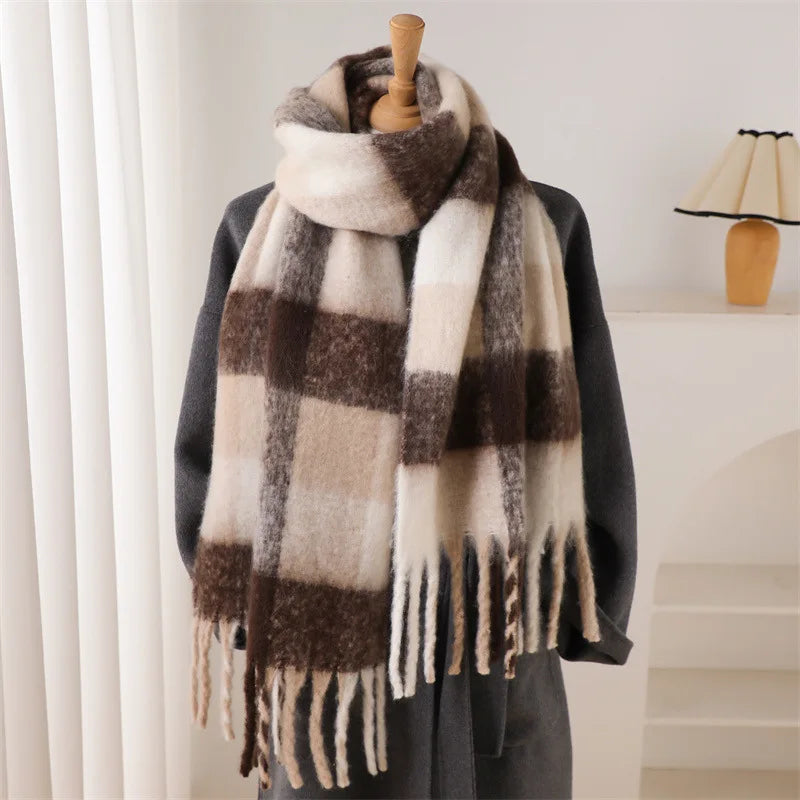 Cashmere Winter Shawl — Thick Warm Pashmina Wrap