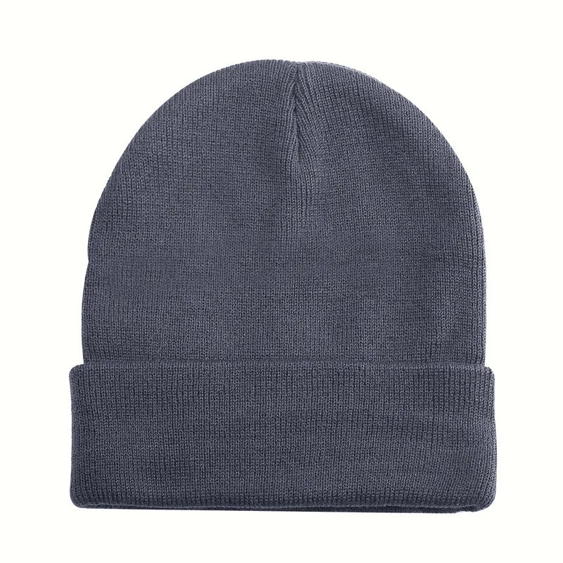 Knitted Cold Weather Beanie — Windproof Winter Hat