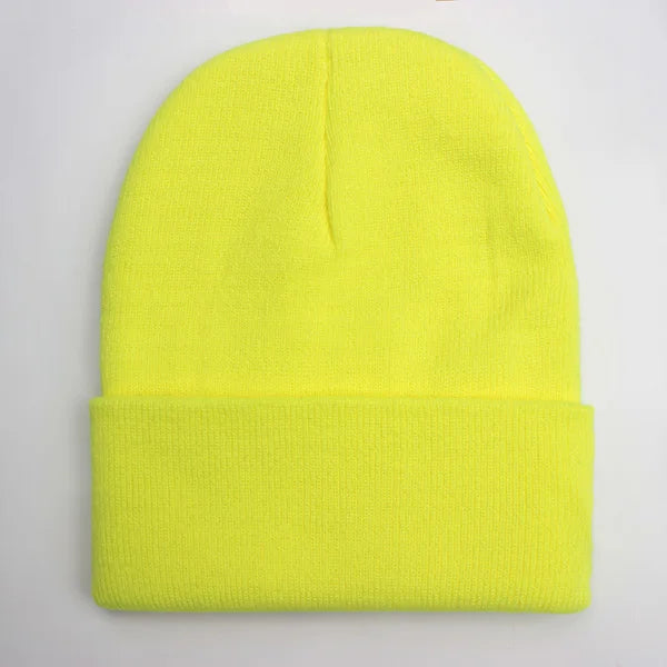 Wool Blend Beanie — 24 Colors, Winter Ski Cap