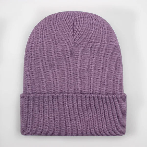 Wool Blend Beanie — 24 Colors, Winter Ski Cap