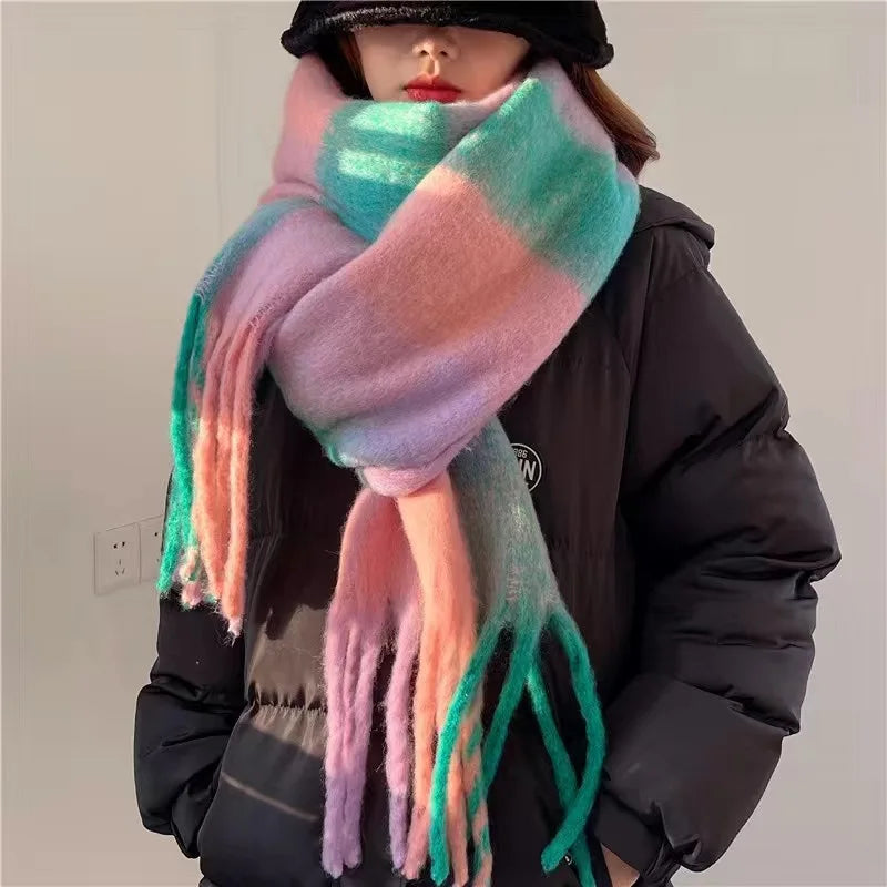Cashmere Winter Shawl — Thick Warm Pashmina Wrap
