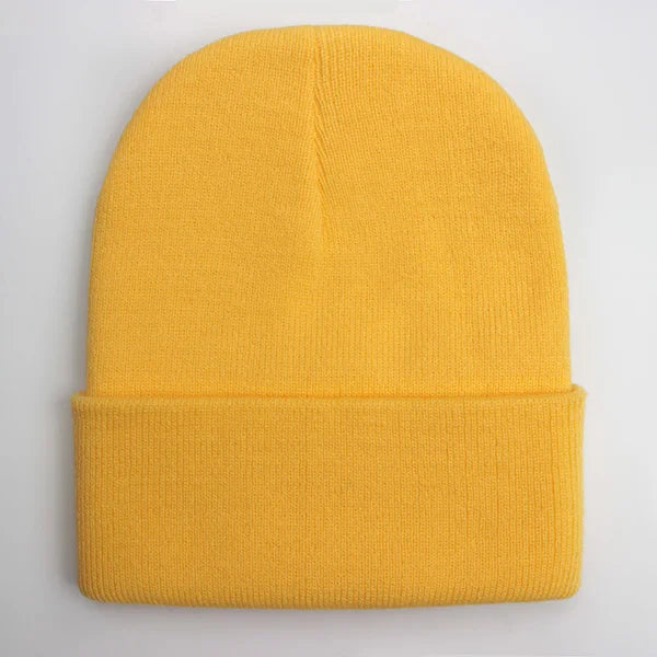 Wool Blend Beanie — 24 Colors, Winter Ski Cap